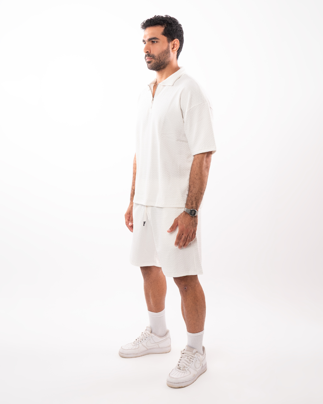 White Short Set