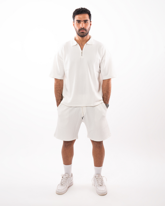 White Short Set